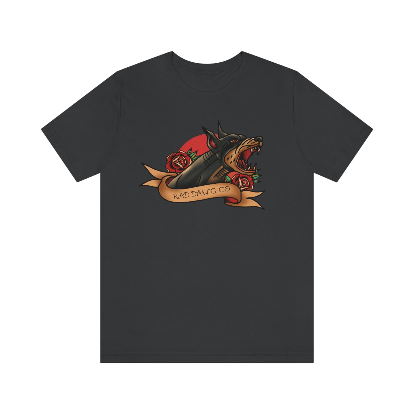 Doberman - Rad Dawg Co. Unisex Jersey Short Sleeve Tee