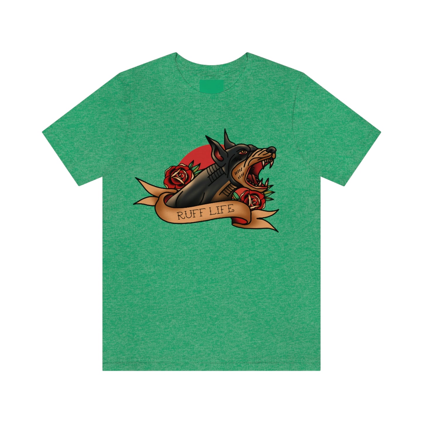 Doberman - Ruff Life - Unisex Jersey Short Sleeve Tee