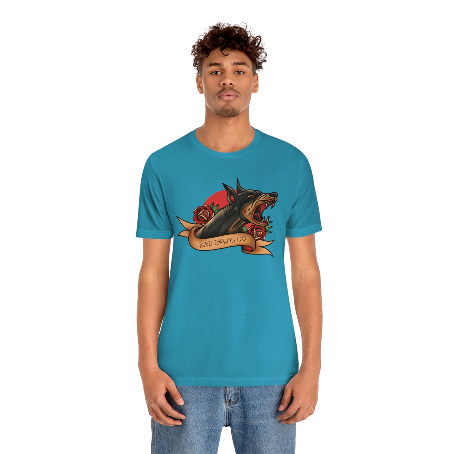 Doberman - Rad Dawg Co. Unisex Jersey Short Sleeve Tee