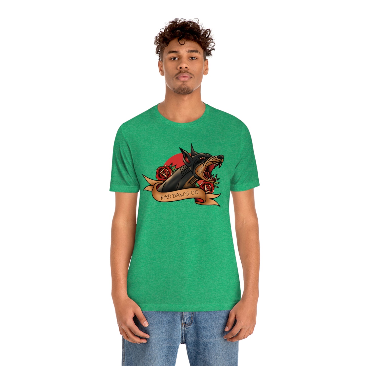 Doberman - Rad Dawg Co. Unisex Jersey Short Sleeve Tee