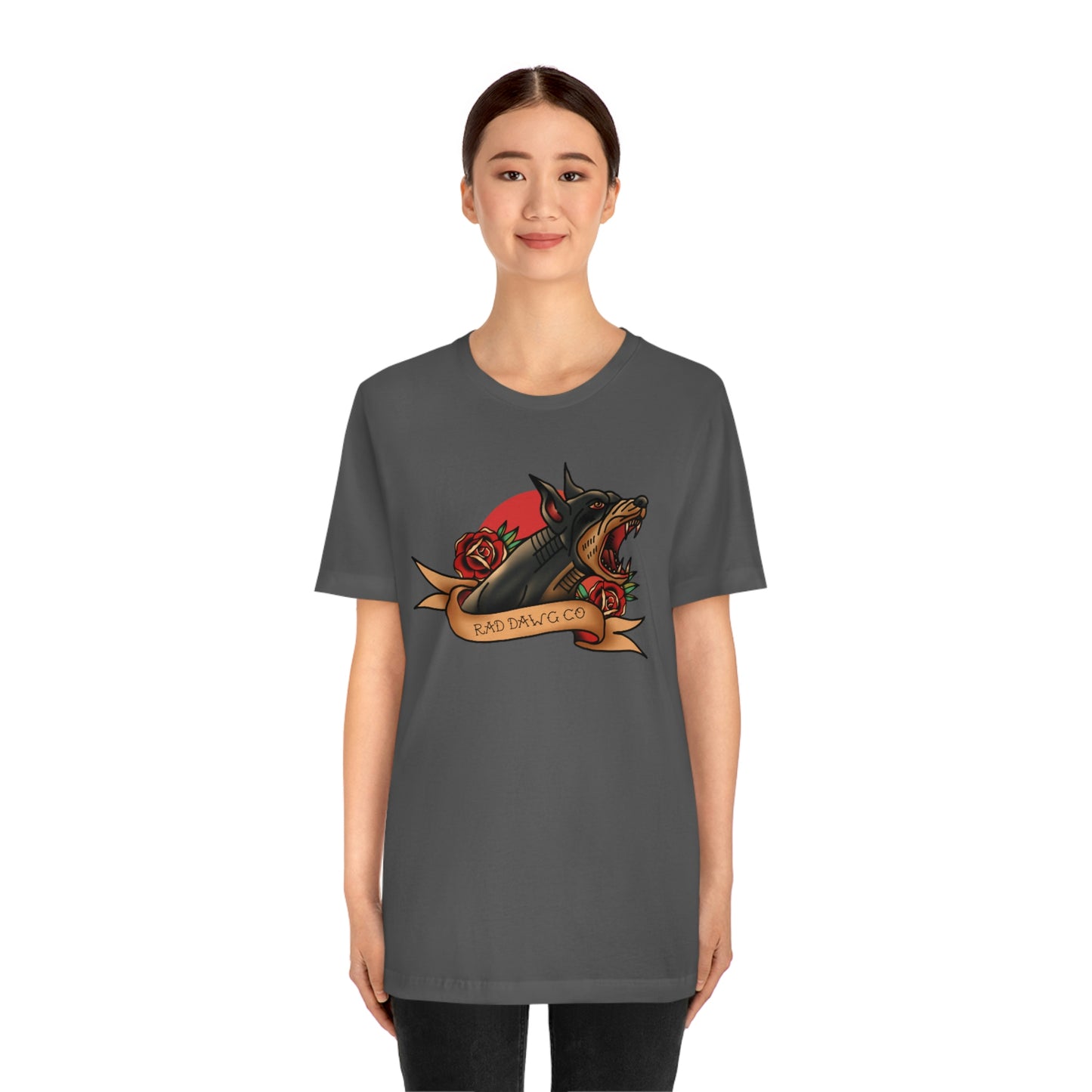 Doberman - Rad Dawg Co. Unisex Jersey Short Sleeve Tee