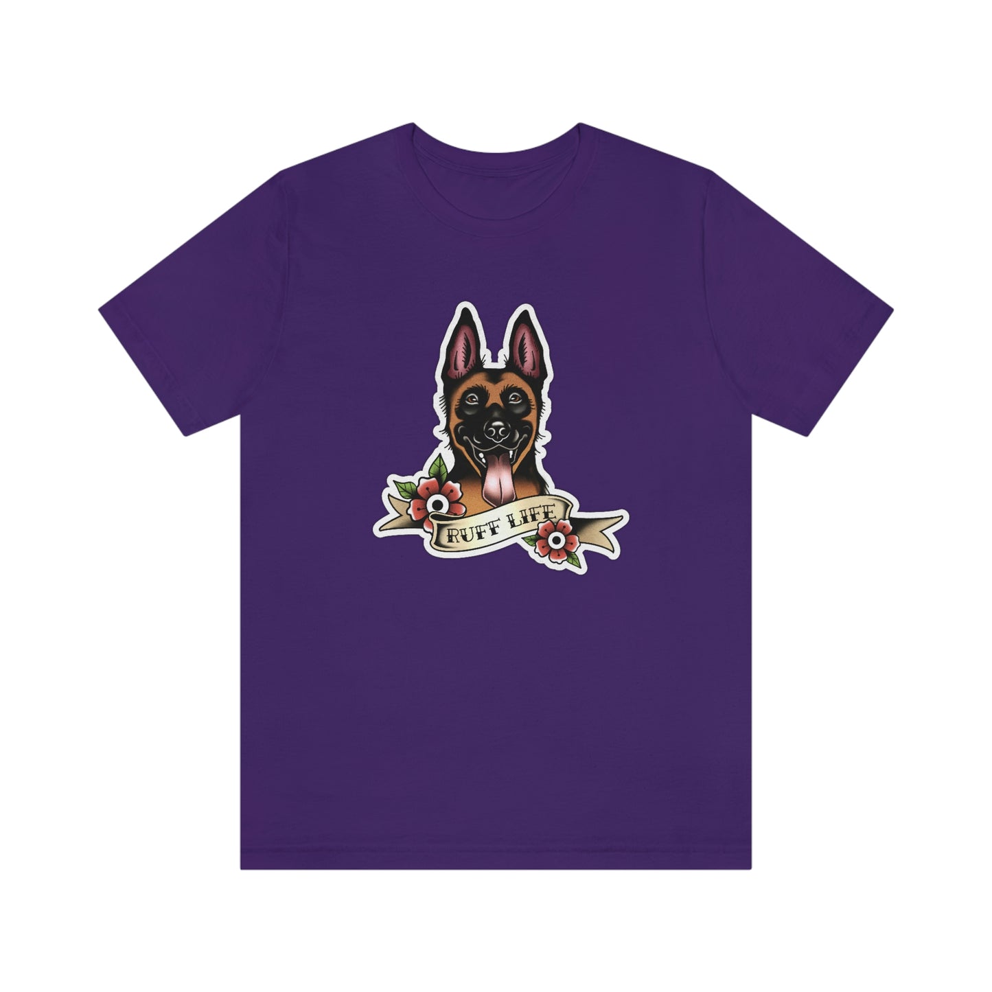 Ruff Life - Malinois Unisex Tee By Rad Dawg Co.