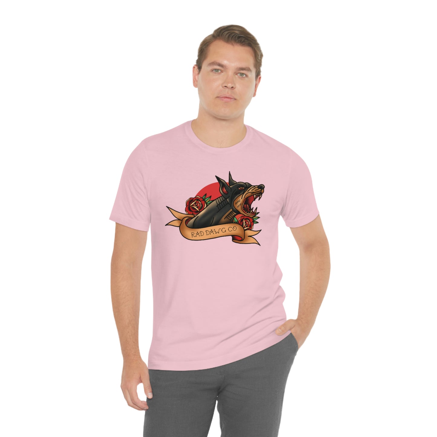 Doberman - Rad Dawg Co. Unisex Jersey Short Sleeve Tee