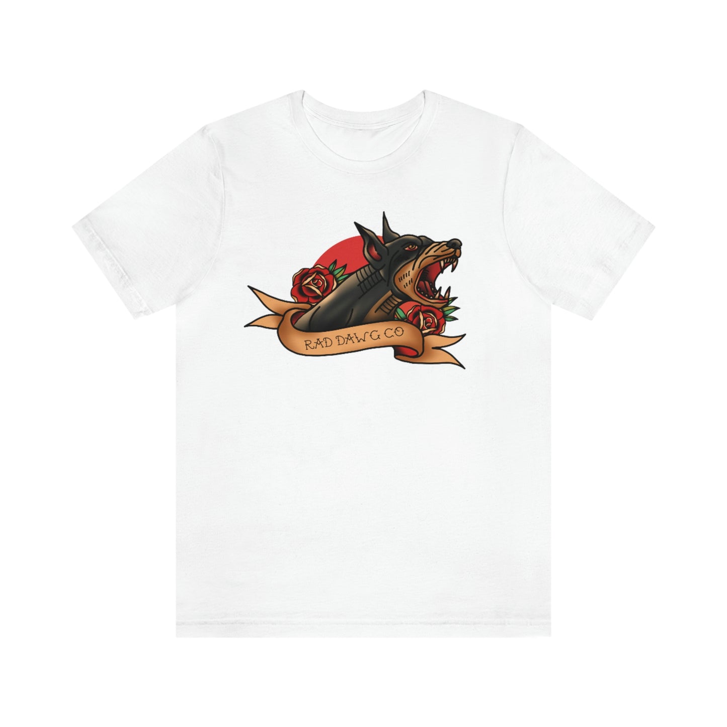 Doberman - Rad Dawg Co. Unisex Jersey Short Sleeve Tee