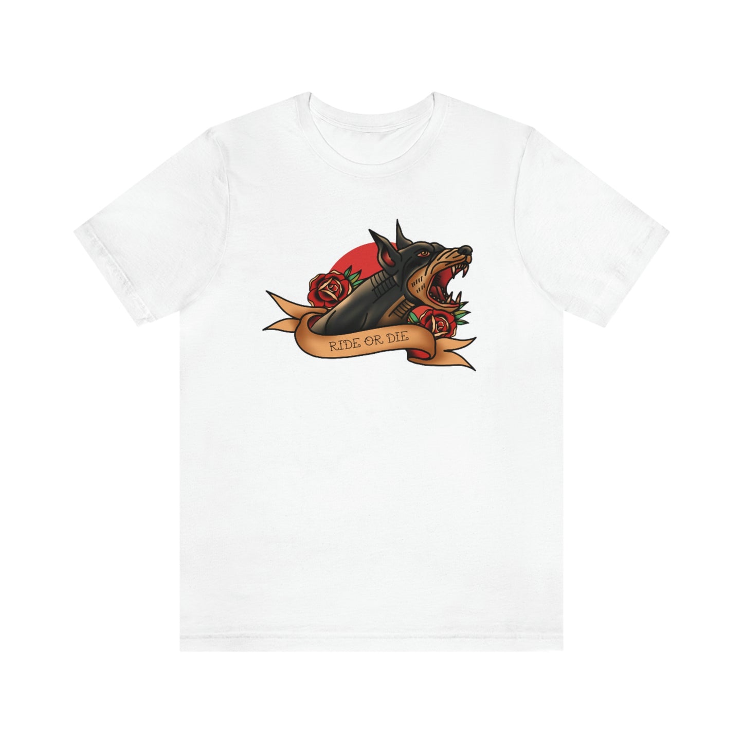 Ride or Die - Doberman Graphic Tee - Unisex