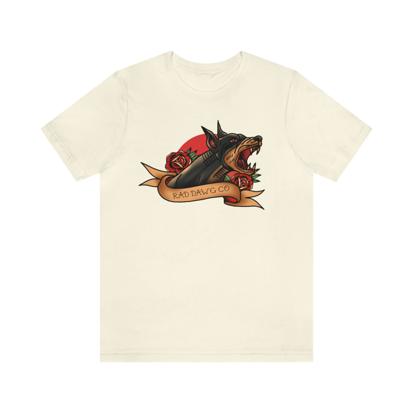 Doberman - Rad Dawg Co. Unisex Jersey Short Sleeve Tee