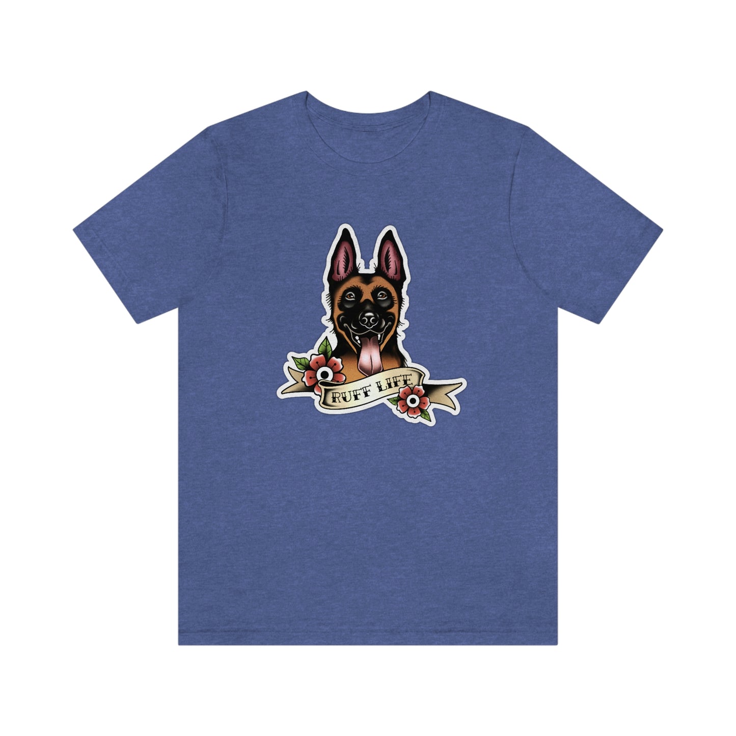 Ruff Life - Malinois Unisex Tee By Rad Dawg Co.