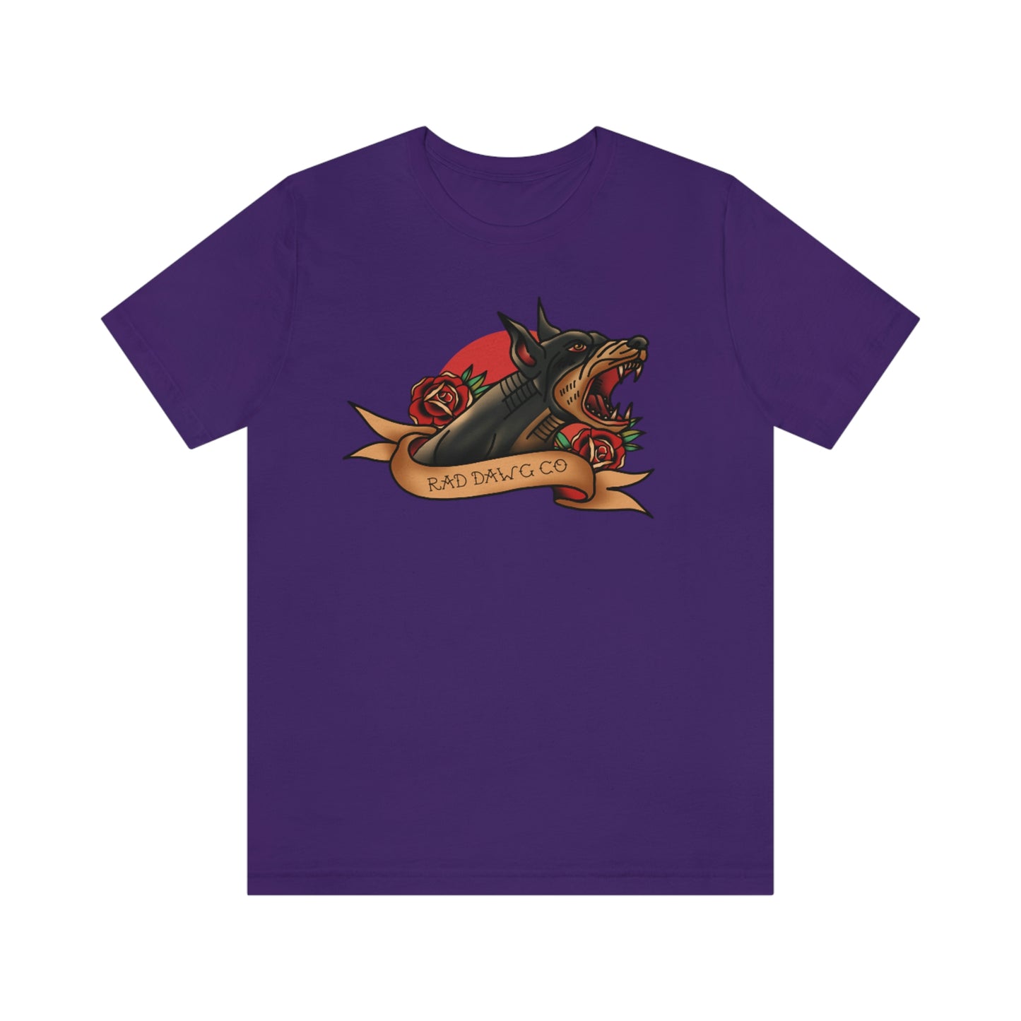 Doberman - Rad Dawg Co. Unisex Jersey Short Sleeve Tee