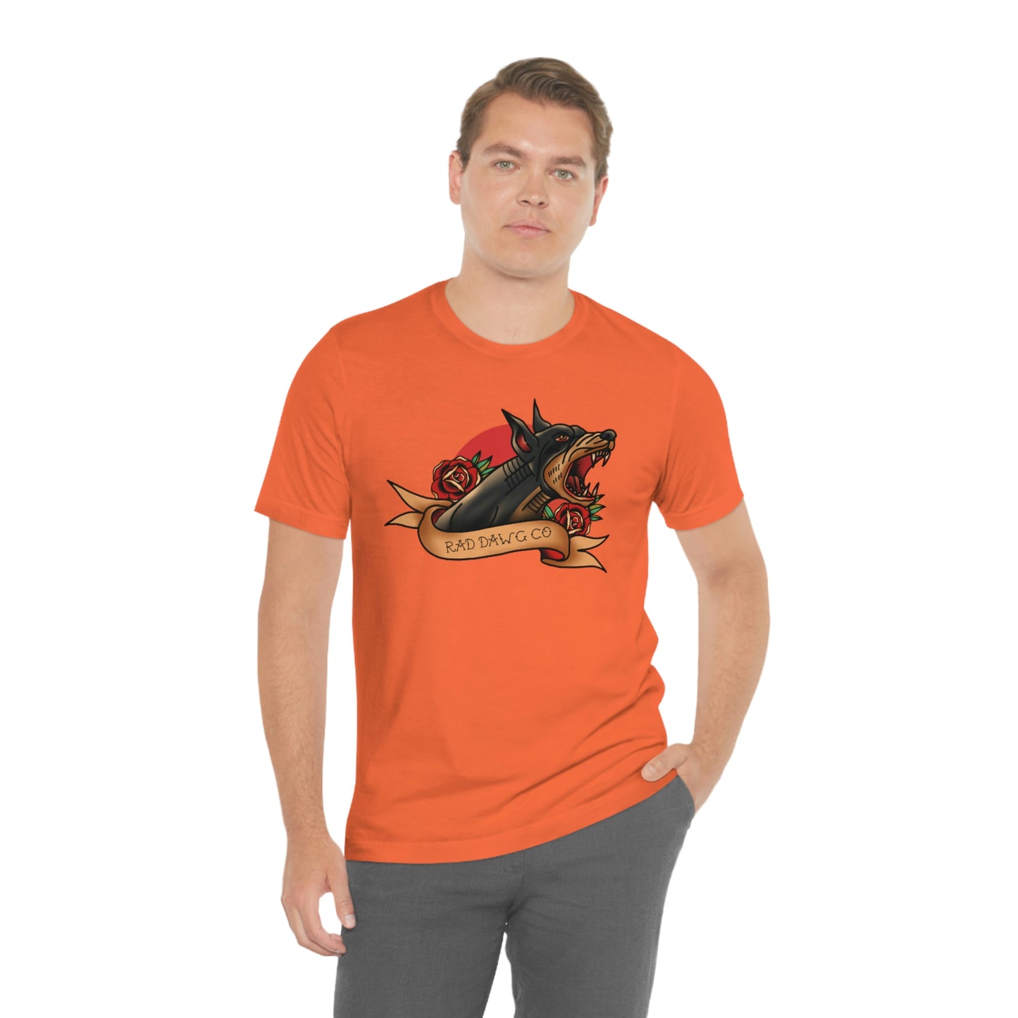 Doberman - Rad Dawg Co. Unisex Jersey Short Sleeve Tee