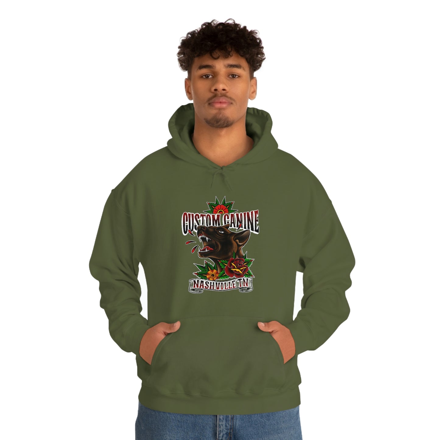 Custom Canine - Nashville TN - Americana Style Hoodie