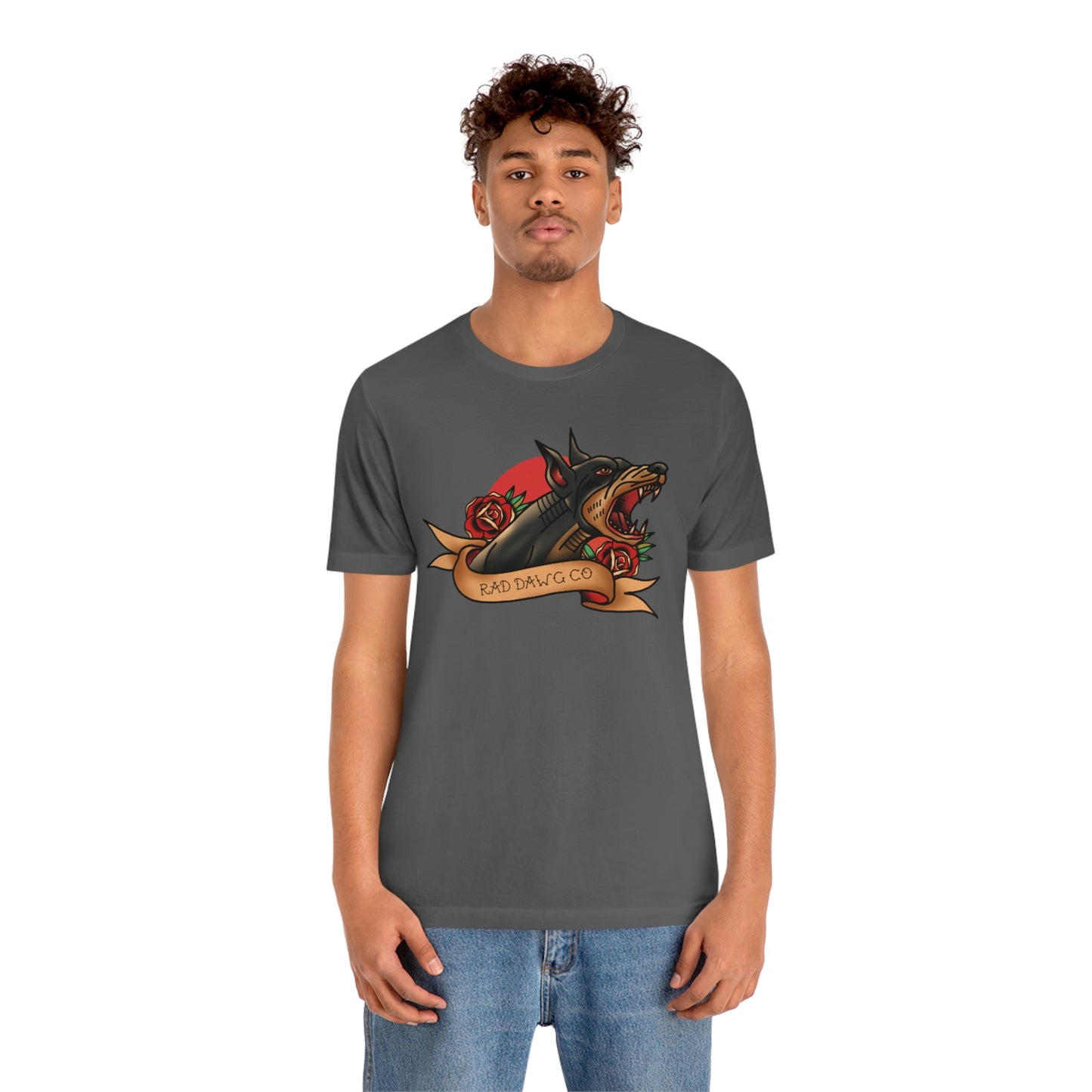 Doberman - Rad Dawg Co. Unisex Jersey Short Sleeve Tee