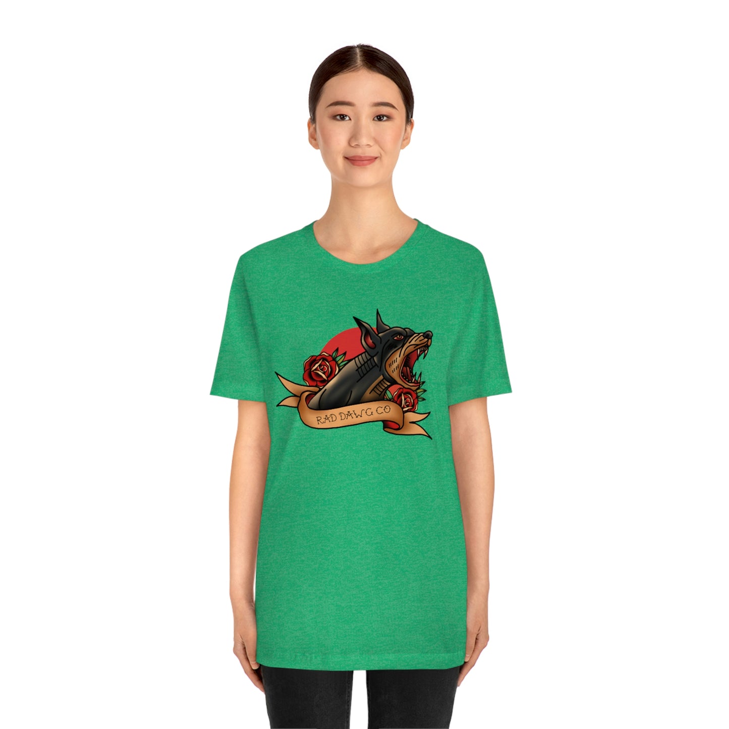 Doberman - Rad Dawg Co. Unisex Jersey Short Sleeve Tee