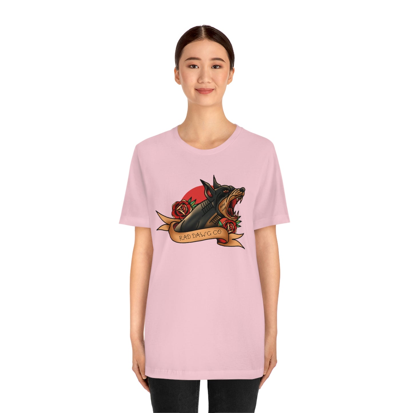 Doberman - Rad Dawg Co. Unisex Jersey Short Sleeve Tee