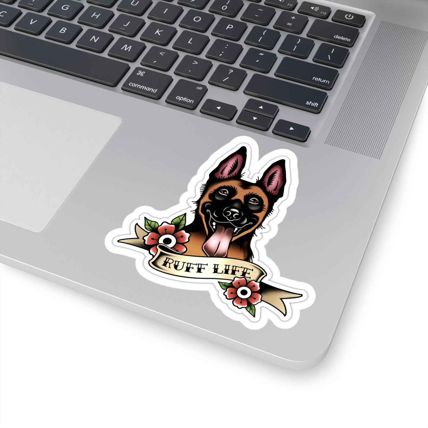 Malinois - Ruff Life - Kiss Cut Decal