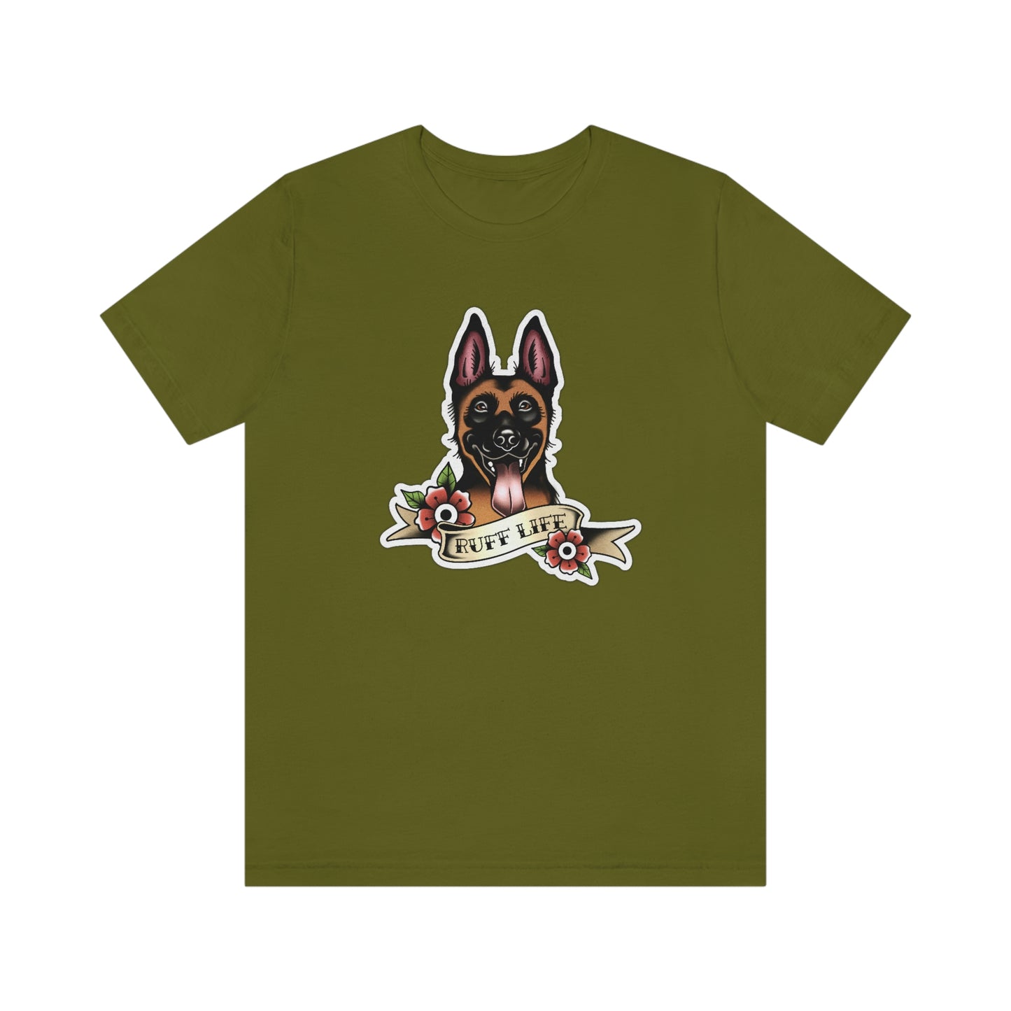 Ruff Life - Malinois Unisex Tee By Rad Dawg Co.