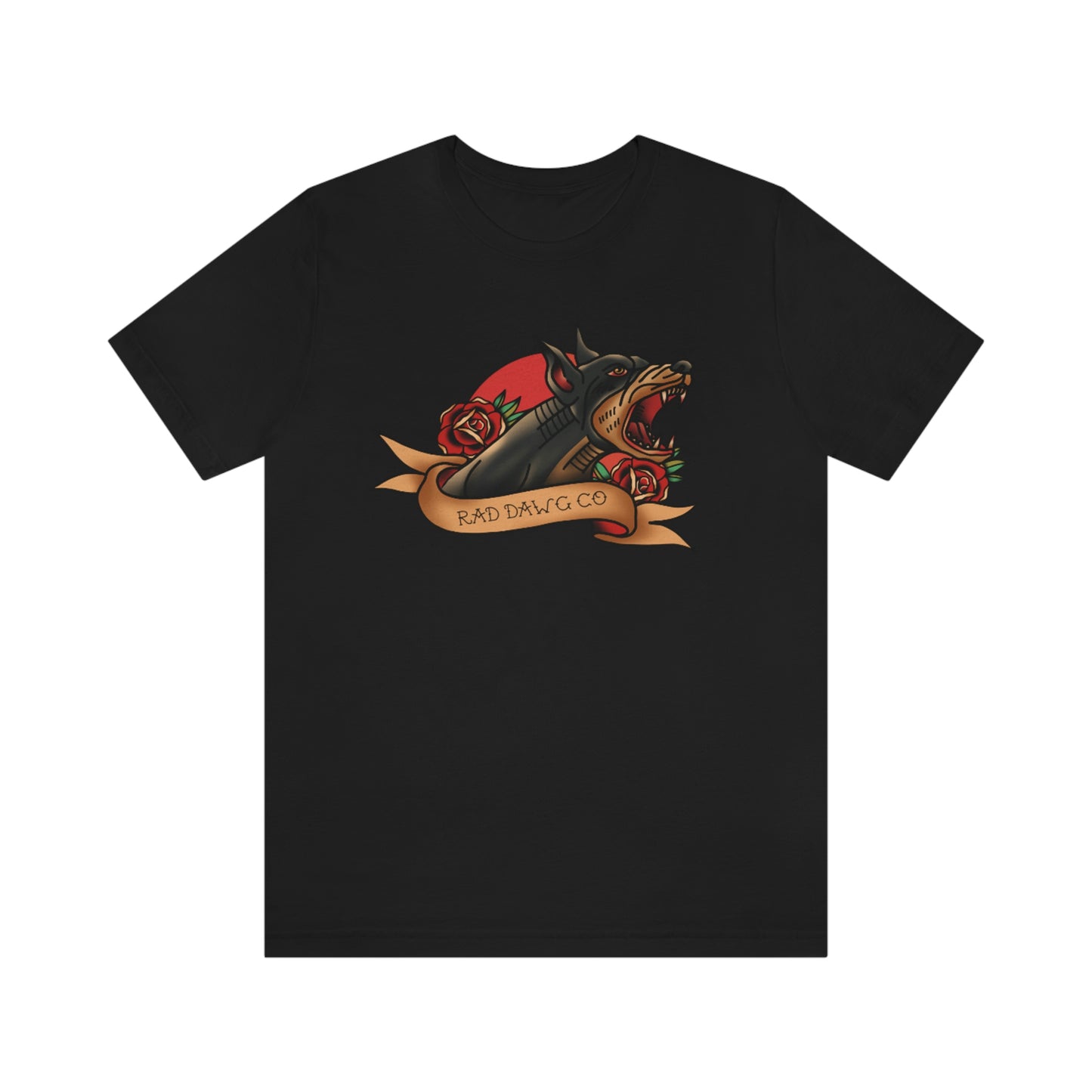 Doberman - Rad Dawg Co. Unisex Jersey Short Sleeve Tee