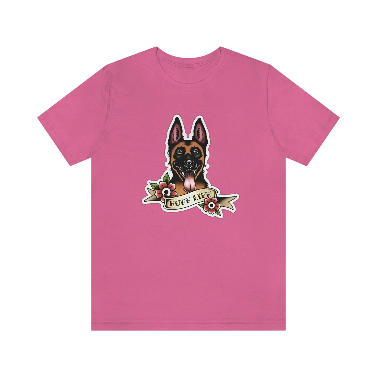 Ruff Life - Malinois Unisex Tee By Rad Dawg Co.