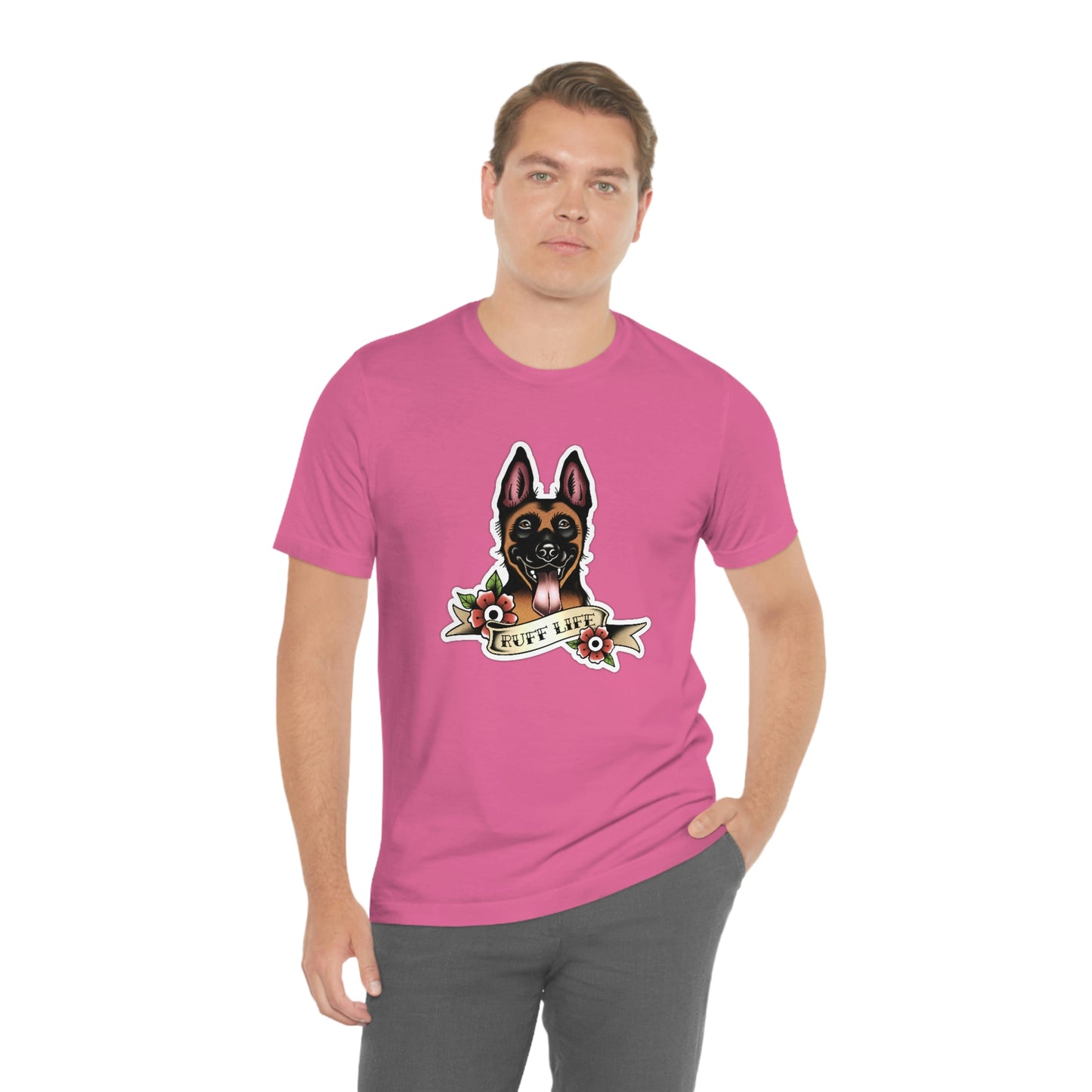 Ruff Life - Malinois Unisex Tee By Rad Dawg Co.