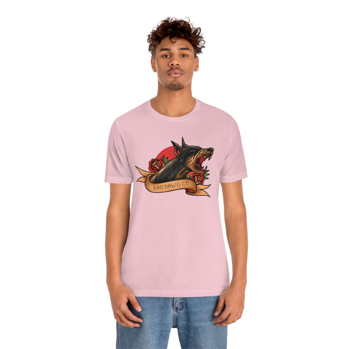 Doberman - Rad Dawg Co. Unisex Jersey Short Sleeve Tee