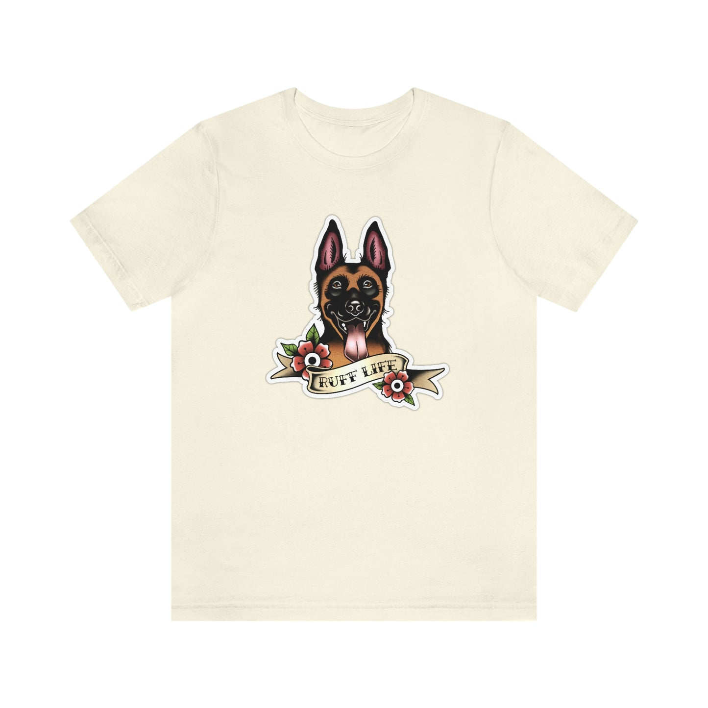 Ruff Life - Malinois Unisex Tee By Rad Dawg Co.