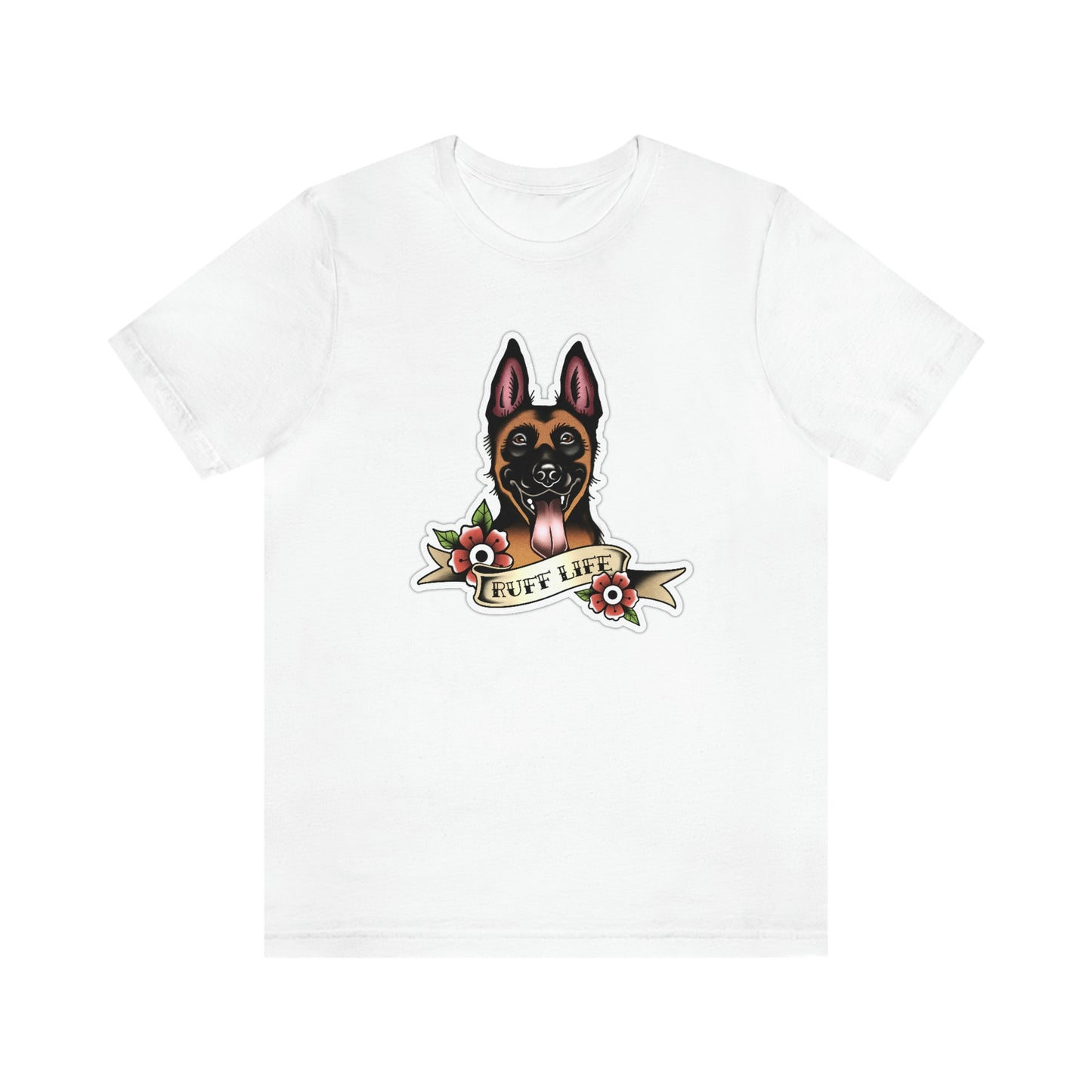 Ruff Life - Malinois Unisex Tee By Rad Dawg Co.