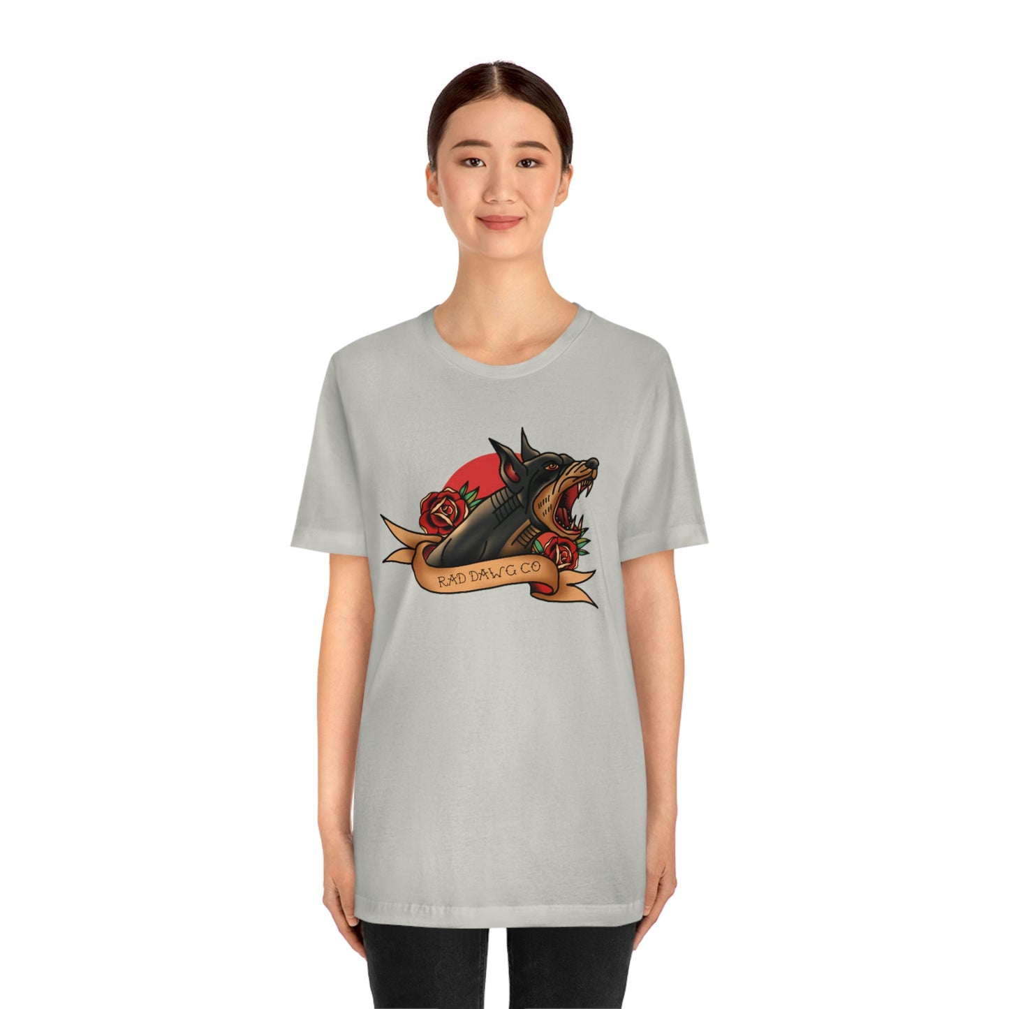 Doberman - Rad Dawg Co. Unisex Jersey Short Sleeve Tee