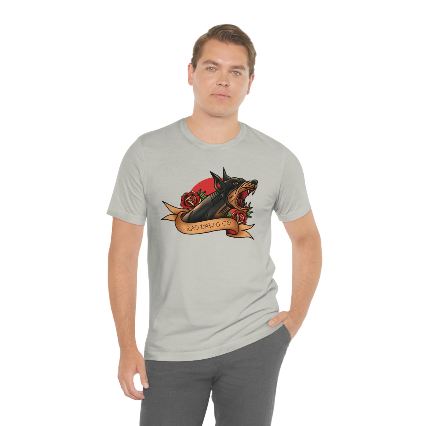 Doberman - Rad Dawg Co. Unisex Jersey Short Sleeve Tee