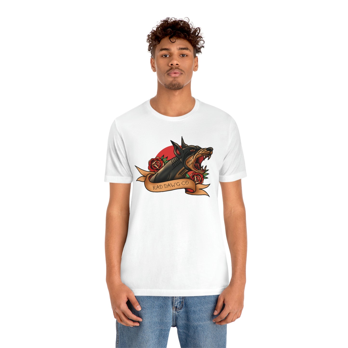 Doberman - Rad Dawg Co. Unisex Jersey Short Sleeve Tee