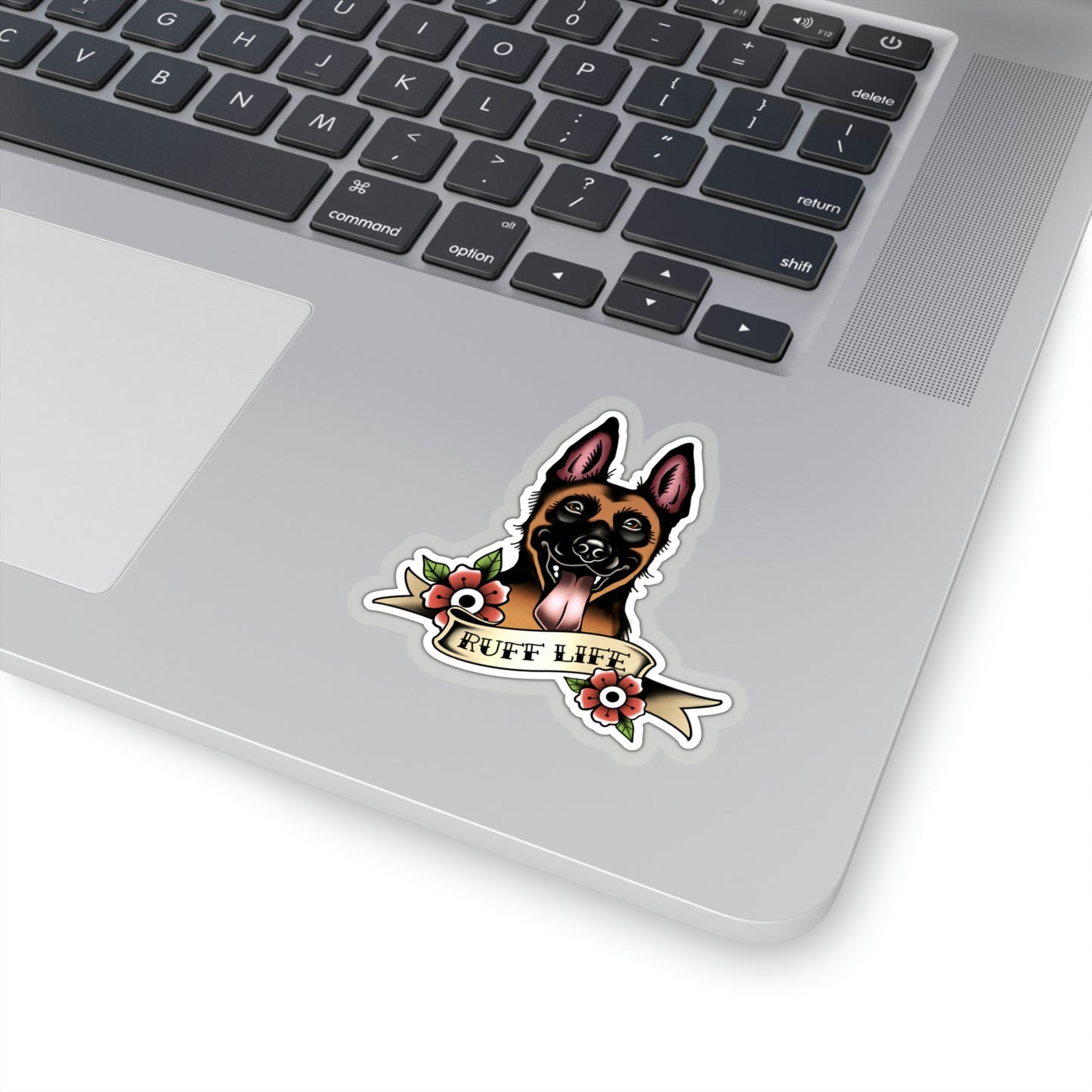 Malinois - Ruff Life - Kiss Cut Decal