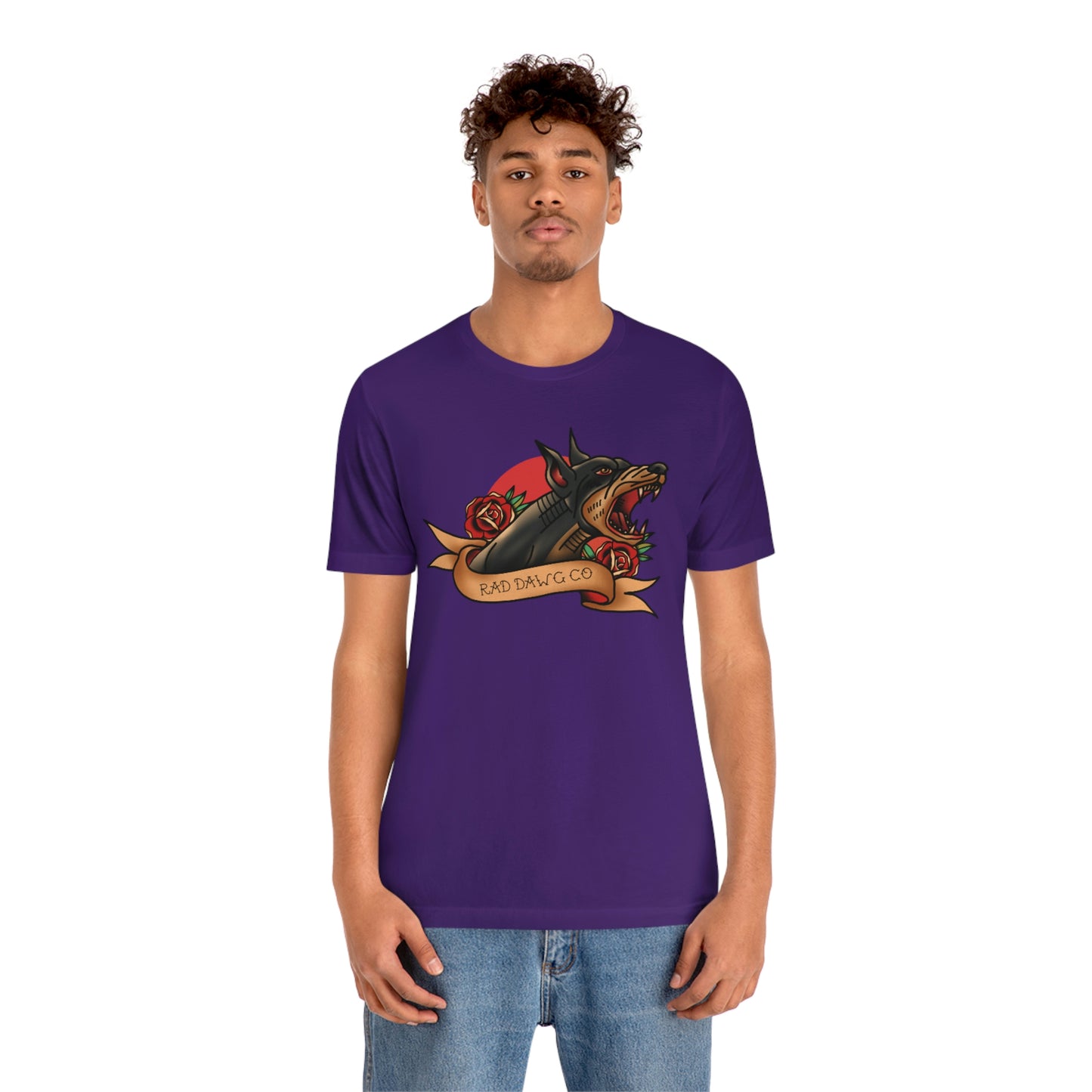 Doberman - Rad Dawg Co. Unisex Jersey Short Sleeve Tee