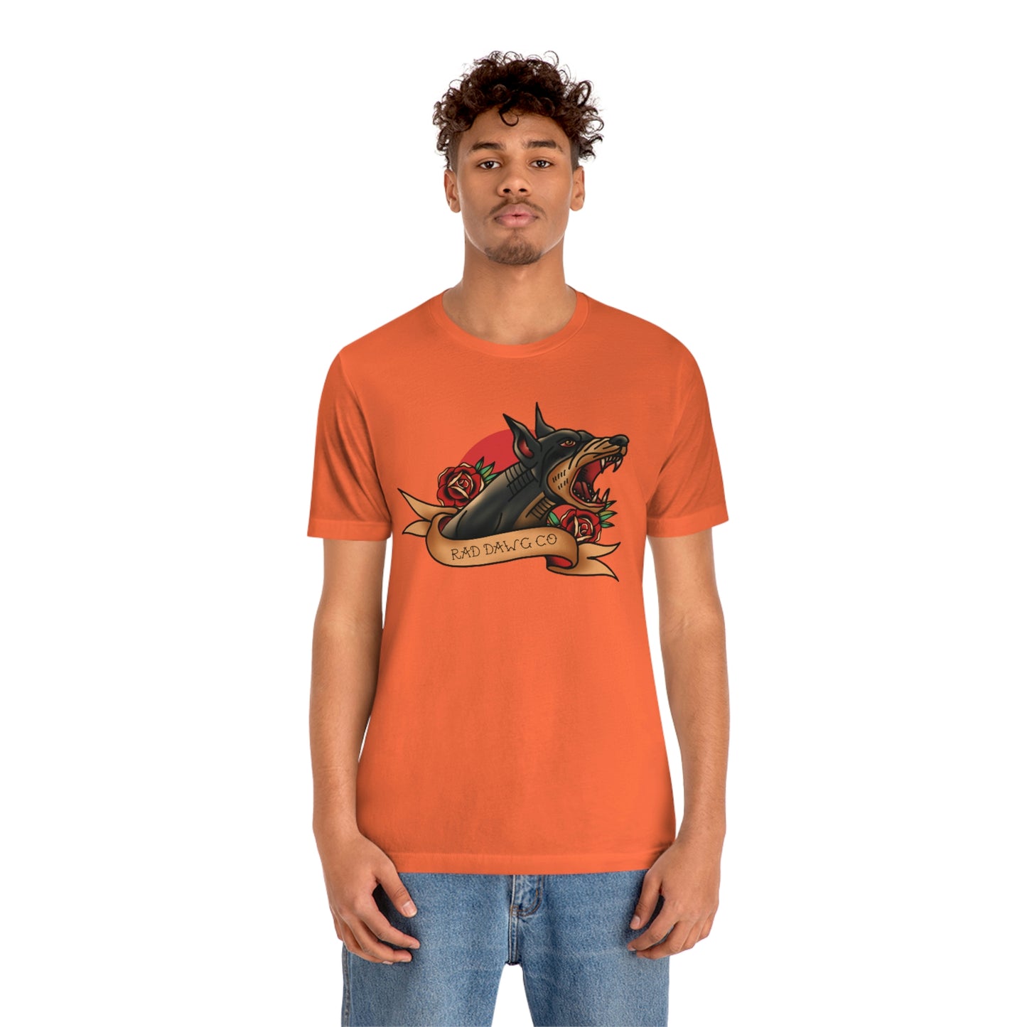 Doberman - Rad Dawg Co. Unisex Jersey Short Sleeve Tee