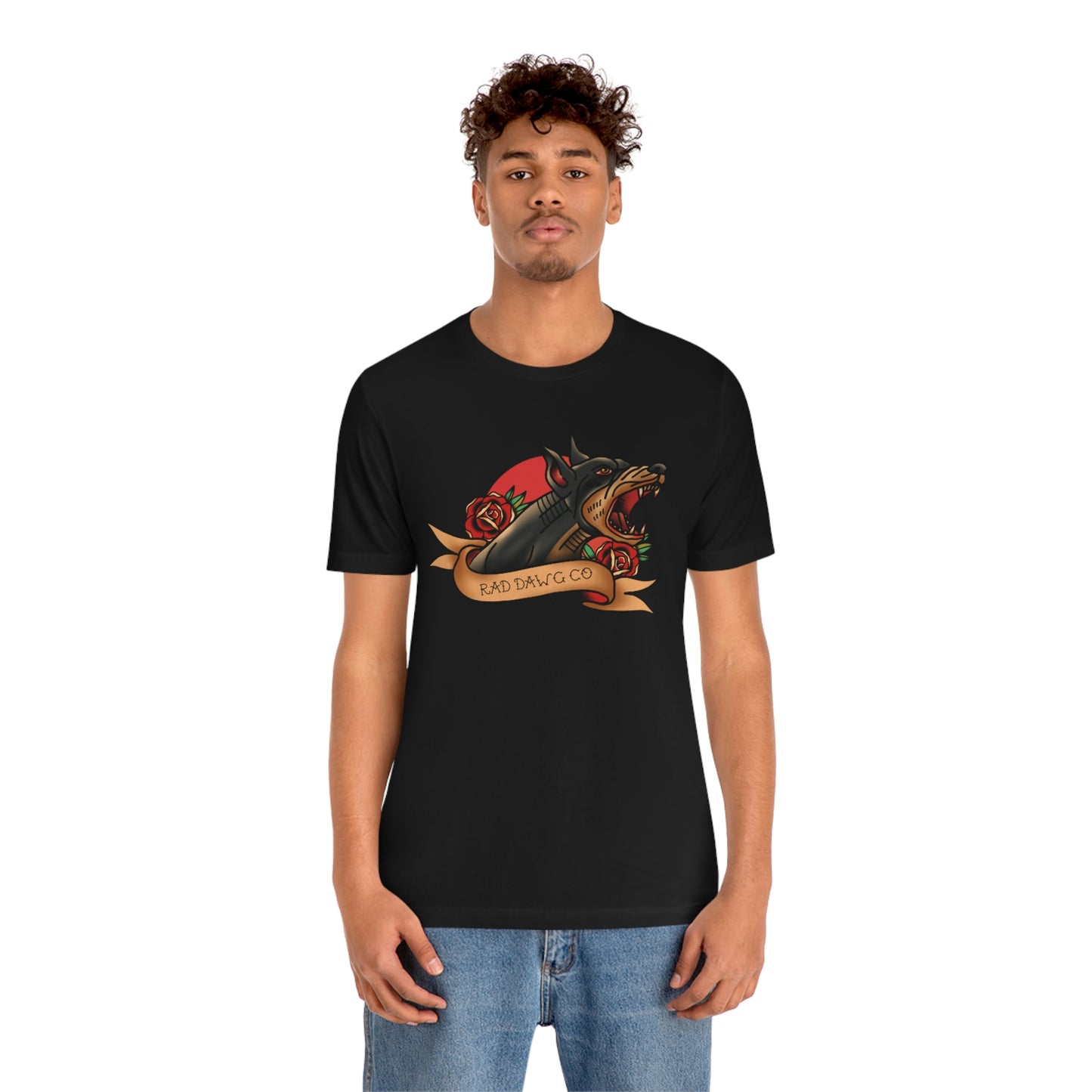 Doberman - Rad Dawg Co. Unisex Jersey Short Sleeve Tee