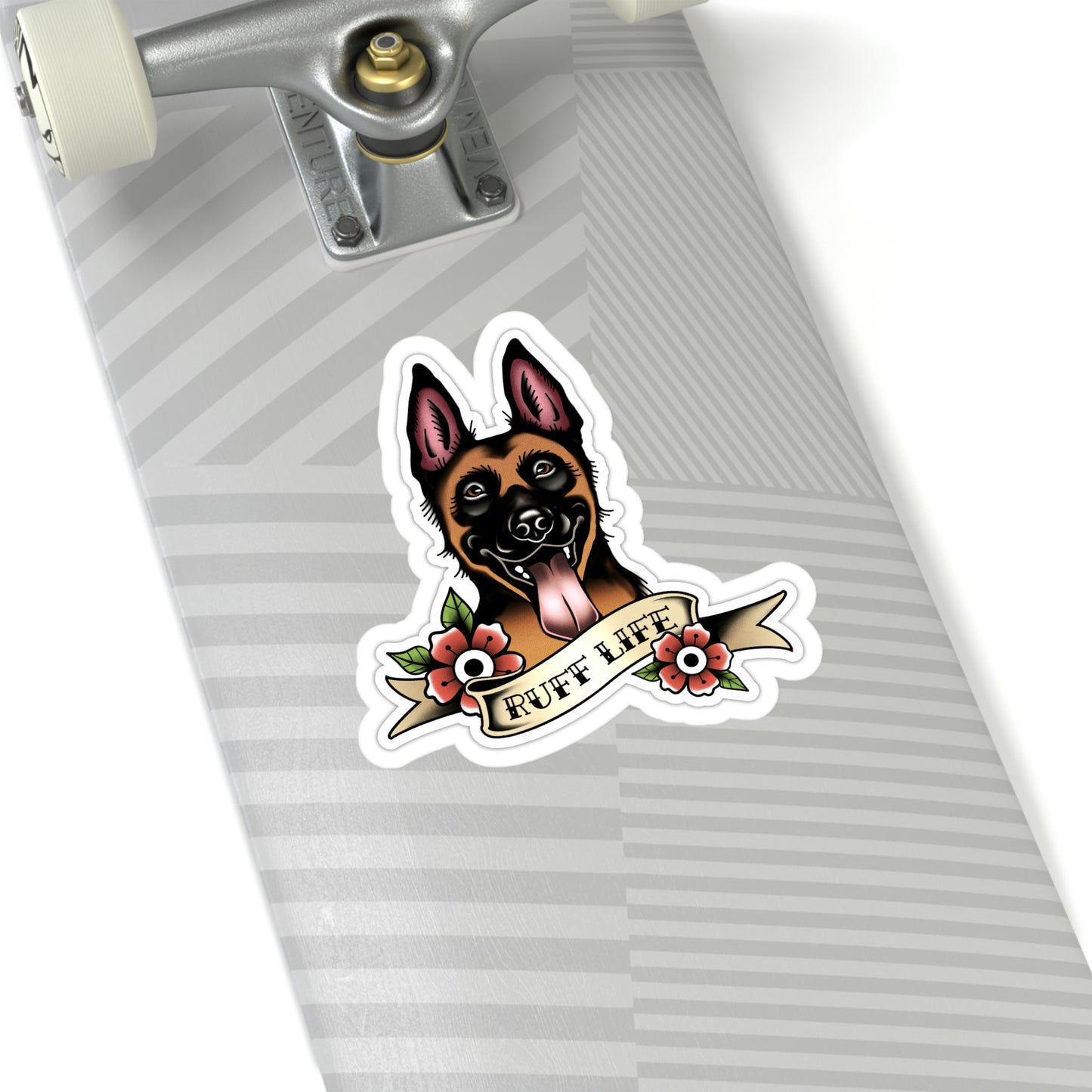 Malinois - Ruff Life - Kiss Cut Decal