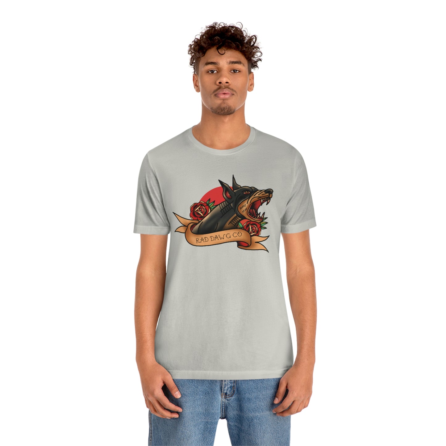 Doberman - Rad Dawg Co. Unisex Jersey Short Sleeve Tee