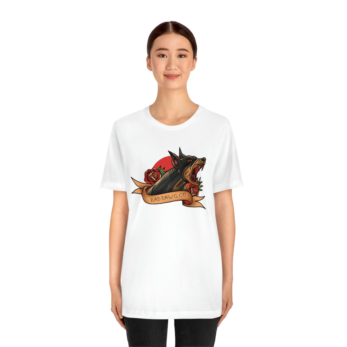 Doberman - Rad Dawg Co. Unisex Jersey Short Sleeve Tee